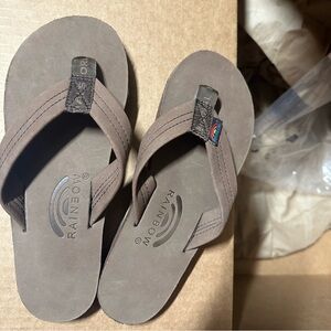 Rainbow Sandals Single Layer Arch Support Premier Leather with 1" Strap